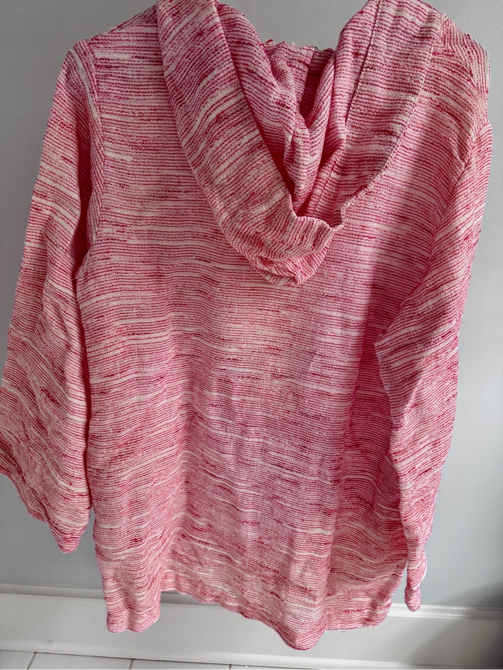 Small Women’s Pink Hooded Swim Cover-Up